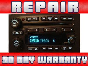 Repair Only Chevy SSR GMC Envoy 6 Disc Changer CD Player Radio 90 Day 