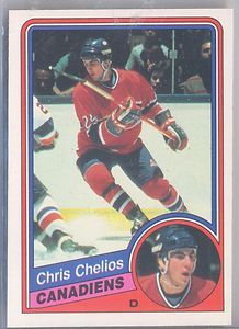 Chris Chelios 1984 85 O Pee Chee 259 RC