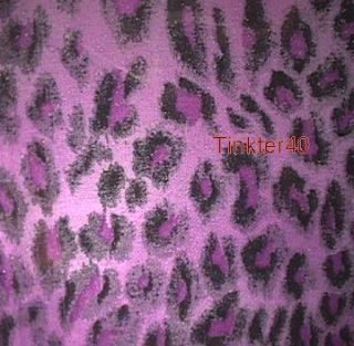 Purple Hot Spots Leopard Shower Curtain N Wall Border
