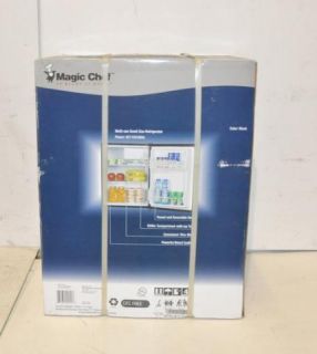 Magic Chef MCBR240B Compact Refrigerator 2 4CU Black New
