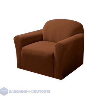 Texstyles Mosaic Box Cushion Chair Slipcover Cocoa