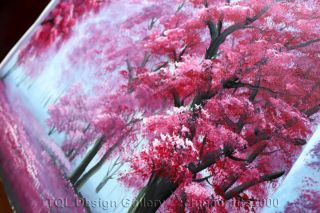 Huge Love Woods Cherry Blossom Original Modern Abstract Art Canvas Oil 