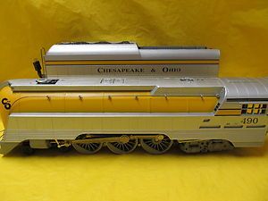 Lionel 18043 Chesapeake Ohio Semi Streamline Hudson LN Beauty