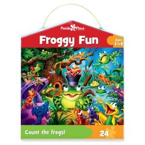 Masterpieces Froggy Fun Kids Jigsaw Puzzle 24 PC