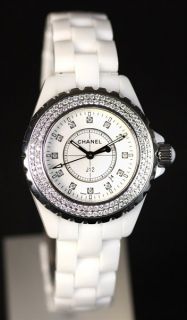 Chanel J12 Ceramic 33mm Ladies Diamond Watch RRP. £7,925.00