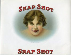 Snap Shot Cigar Label 1925 J A McAdoo Charlotte N C