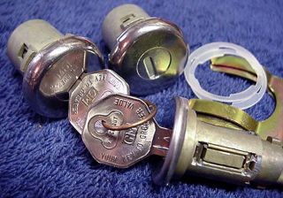 New Door & Ignition Lock Set With Keys GM Chevrolet Chevelle 1968