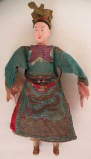 this lovely chinese opera doll is 11 tall his face hands and feet are 