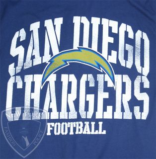 SAN DIEGO CHARGERS T SHIRT PHILIP RIVERS NFL LOGO FOOTBALL TEE L