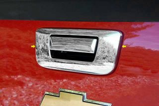 07 12 Chevy Silverado Tailgate Handle Cover Mirror Truck Chrome Trim 