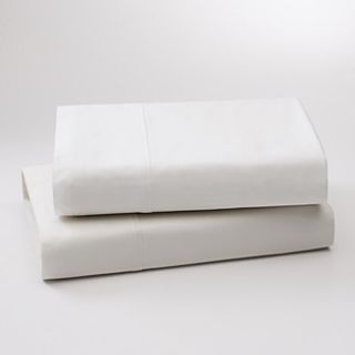 Charisma Lexington Solid 400TC Queen Fitted Sheet Ivory