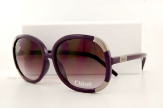 Brand New Chloe Sunglasses CL 2119 CL2119 Color C15 Plum 100 Authentic 