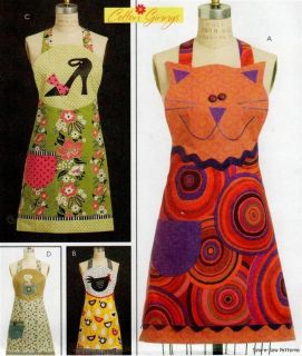 Boutique Apron Sewing Pattern Cotton Ginnys Applique