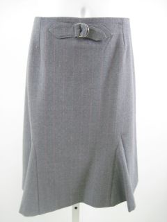 you are bidding on a david charles gray pinstripe skirt suit in a size 