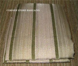 chenille stripe shower curtain bath decor new