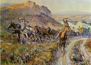 1912 Charles M Russell Painting Wild West Art Horses