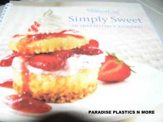 Pampered Chef Simply Sweet Cook Book Cookbook Recipe Food New Desserts 