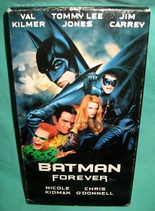 Batman Forever VHS Nicole Kidman Chris ODonnell Carrey