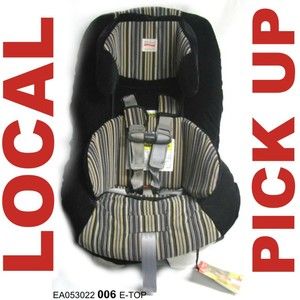    Boulevard Sutton Black Grey Tan Stripes Convertible Child Car Seat