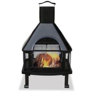 Outdoor Fire Pit Firehouse w Chimney Outdoor Fireplace