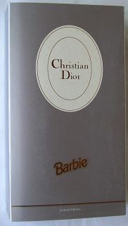 Christian Dior Barbie Limited Edition Doll Mattel 1995 New in Box 