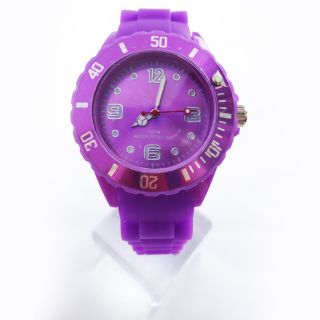 Small Face Size Childs Sport Watch Silicone Sheet Jelly Wrist Quartz 