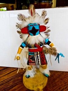   kachina doll Chasing Star Bilger Charlie Navajo Artist Chinle Arizona