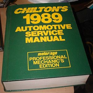 CHILTON AUTO REPAIR SHOP MANUAL 1985 1989 AMERICAN CARS FORD CHEVY 