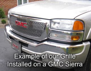 Chevy S10 98 04 Polished Stainless Bar Billet Grille Insert Truck 