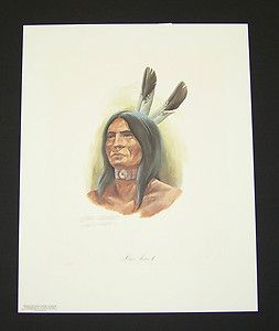 John Ruthven Hand Signed Limited Edition Print Miami Indian II