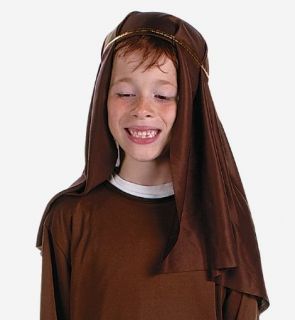 Child Brown Shepherd Costume Hat Nativity Christmas Church Pageant 