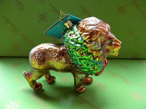 Christopher Radko Louie B Lion Glass Ornament 1013401