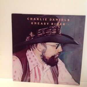 CHARLIE DANIELS UNEASY RIDER RECORD ALBUM VG COVER VG 1025
