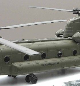   Army Helicopter aircraft Chinook Military airplane 10 long DieCast