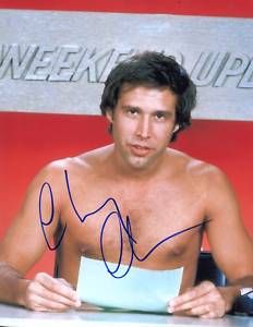 Chevy Chase Saturday Night Live Color Autographed