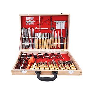   New 80pcs Vegetable Fruit Carving Tools Chisels Stock in US