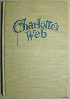 1952 I B First Print Charlottes Web E B White Gorgeous w Ills Garth 