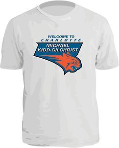  Gilchrist Charlotte Bobcats Shirt Welcome to Charlotte NBA New