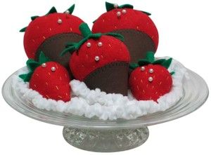 Susie C Shore Chocolate Strawberries Pincushion Pattrn