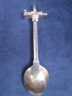 Wapw Silverplate Chichester Cathedral UK Souvenir Spoon