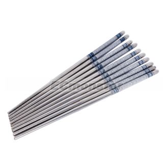   oz package includes 5 x pair of fashionable stainless steel chopsticks