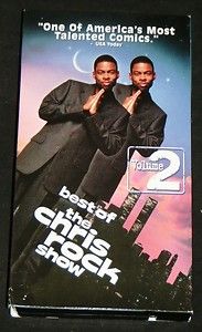 Best of The Chris Rock Show Volume 2 VHS Movie HBO Video 2001 Emmy 