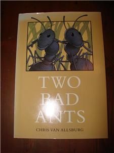 Chris Van Allsburg Book Lot Two Bad Ants Harris Burdick Jumanji HC 