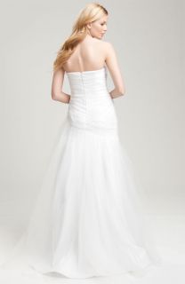 Christian Siriano Draped Tulle Princess Beach Wedding Dress Gown Sold 