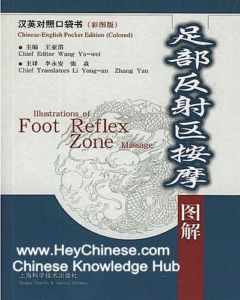Illustrations Foot Reflex Zone Massage Chinese English