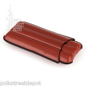 Case Don Salvatore Three Finger Fitted Top Churchill Length Cigar Case 