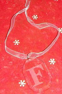 Christmas Ornament ~ Crystal F ~ Great Gift for friends, family, co 
