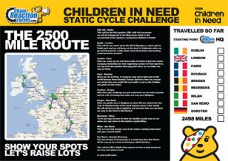 CRC staff riding 2,500 miles for Children in Need