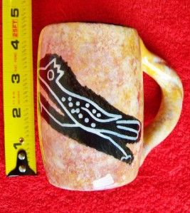 Vintage Mana Peyote Way Church Pottery Road Runner Mug Special Run 3