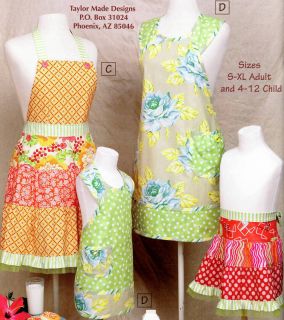 Cindy Taylor Oates Mother Daughter Apron Patterns